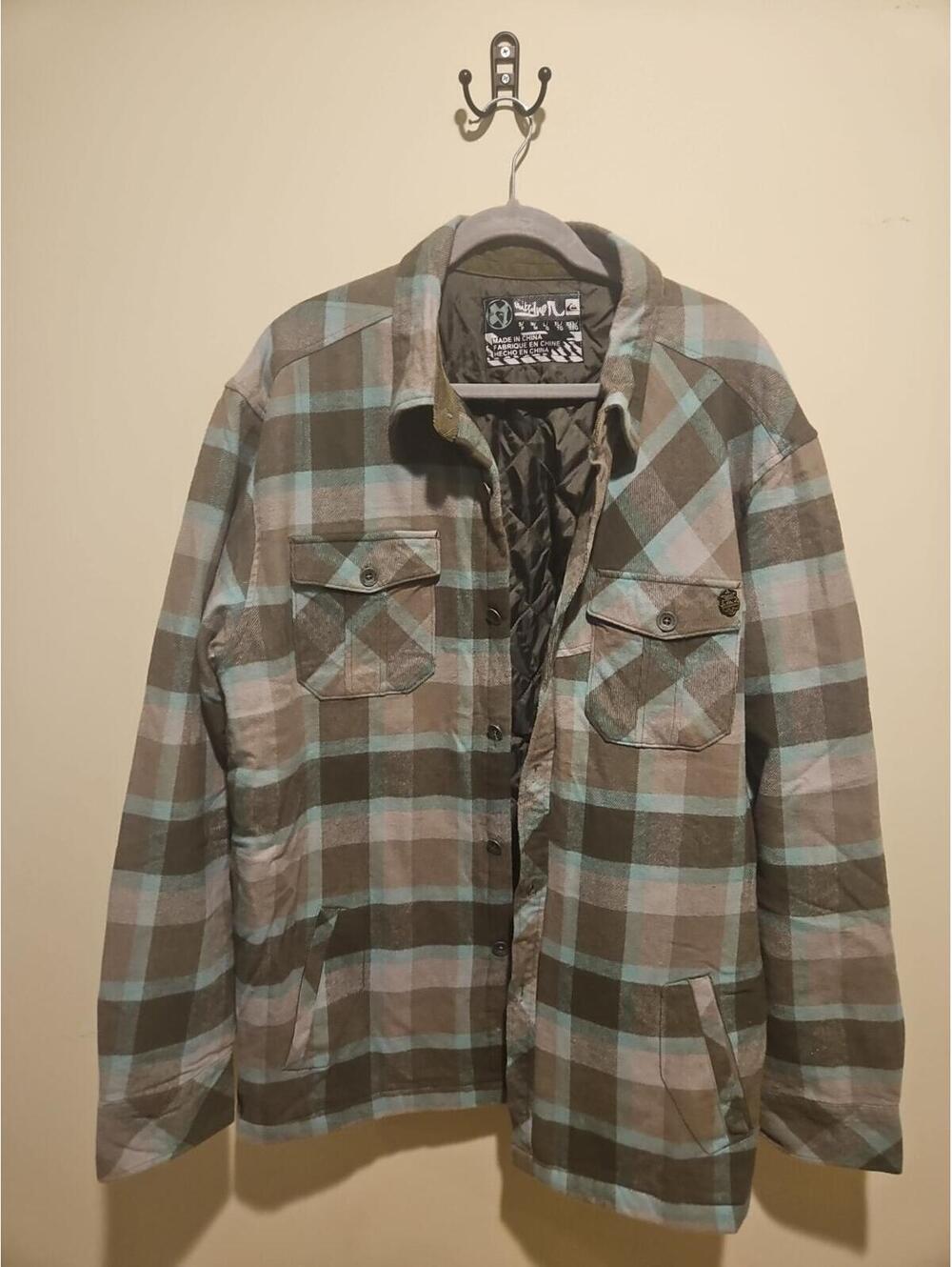 Quiksilver Long Sleeve Insulated Flannel Xxl